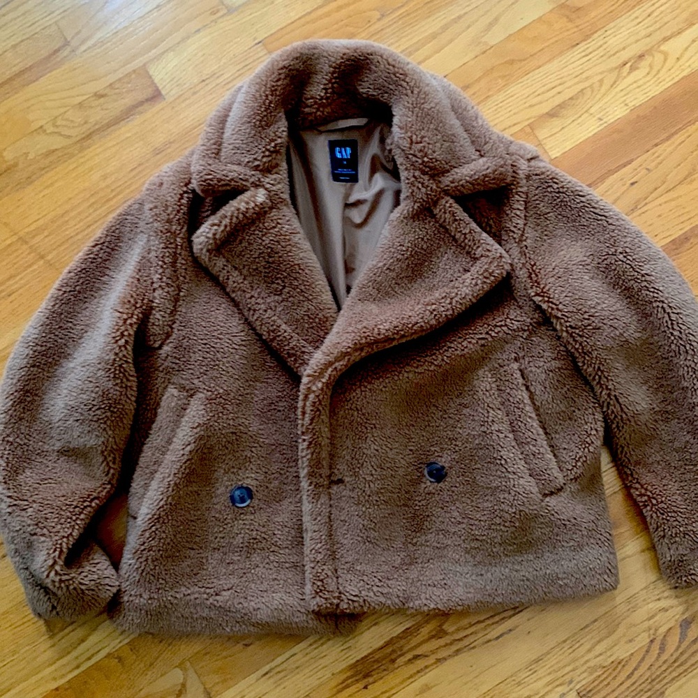 GAP “Teddy bear” cozy jacket